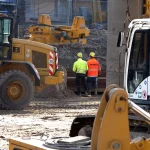 Business Handshake Construction Site Visit