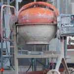Construction Worker Cement Mixer