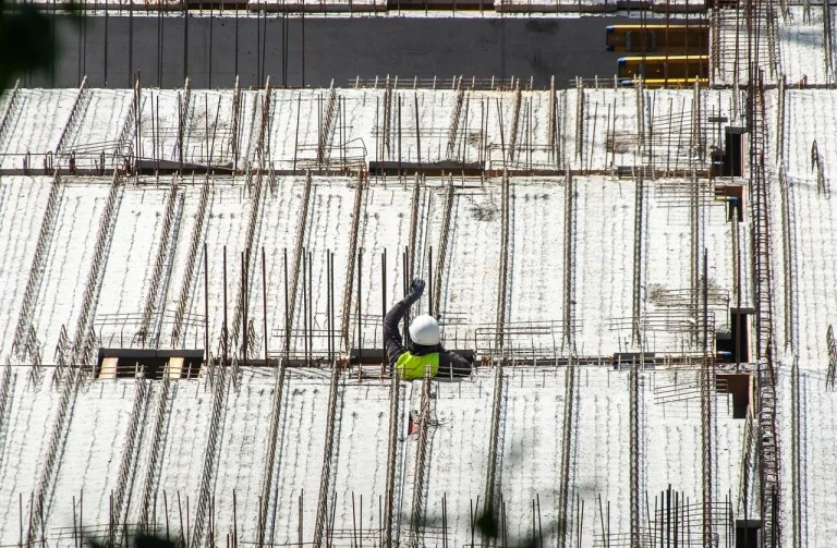 Construction Worker Roof House