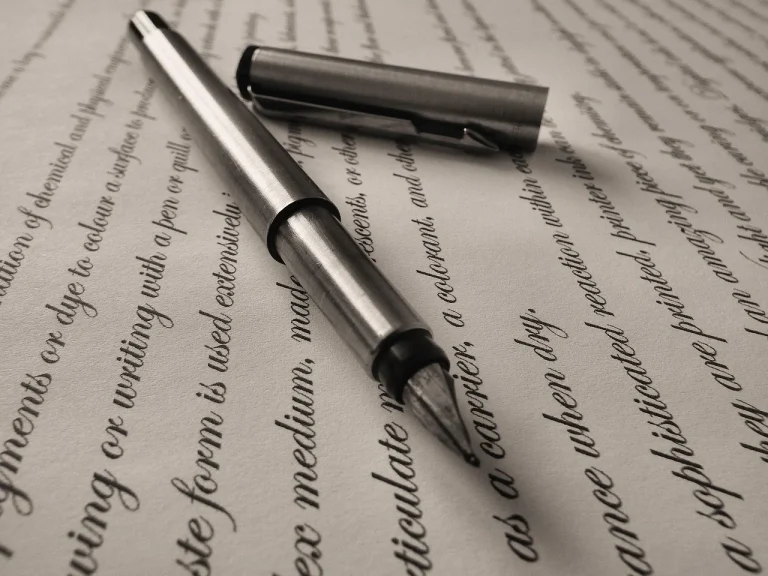 Contract Pen Legal Document