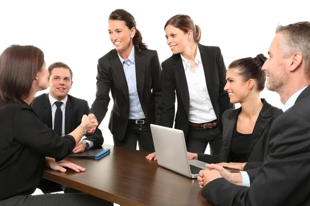 Contractor Business Handshake