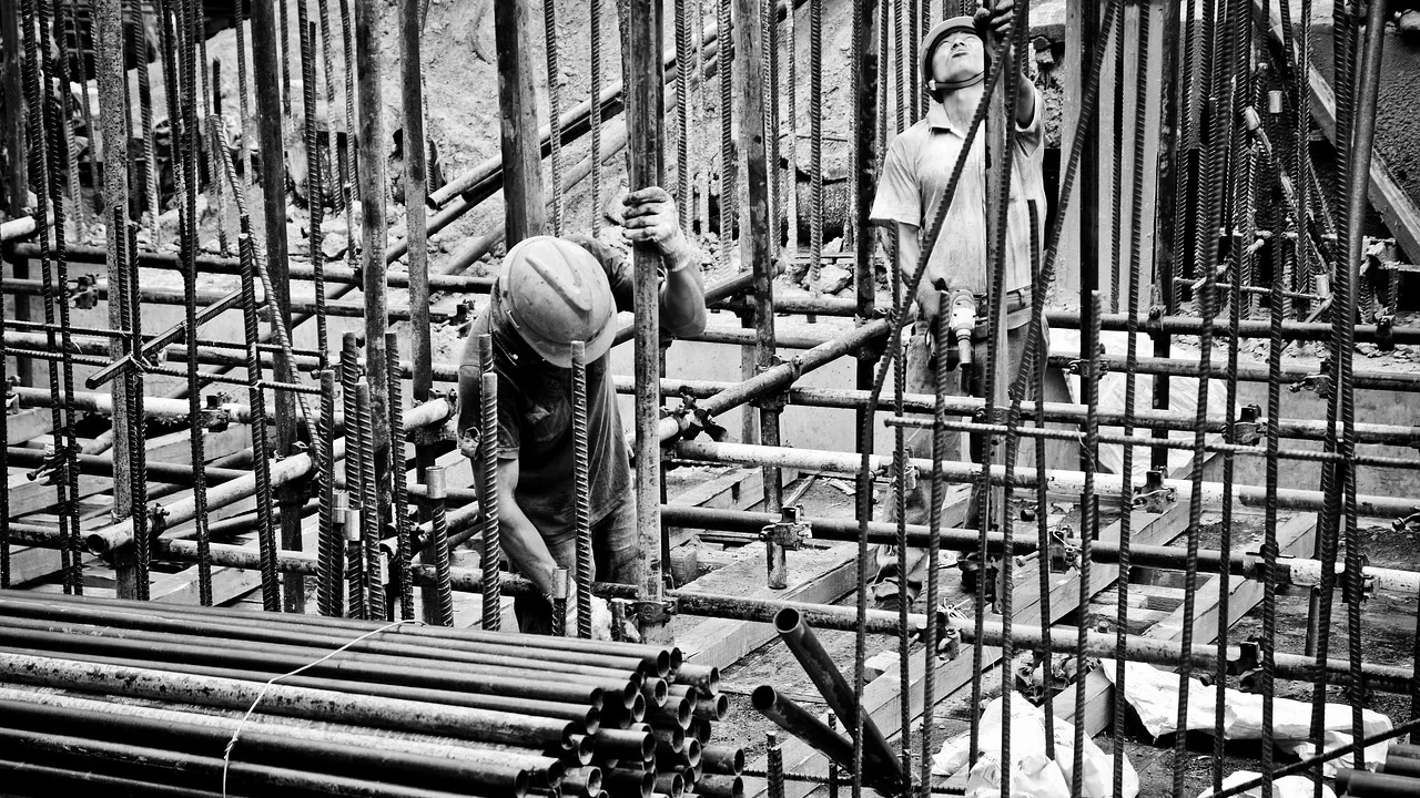 Fence Installation Construction Worker