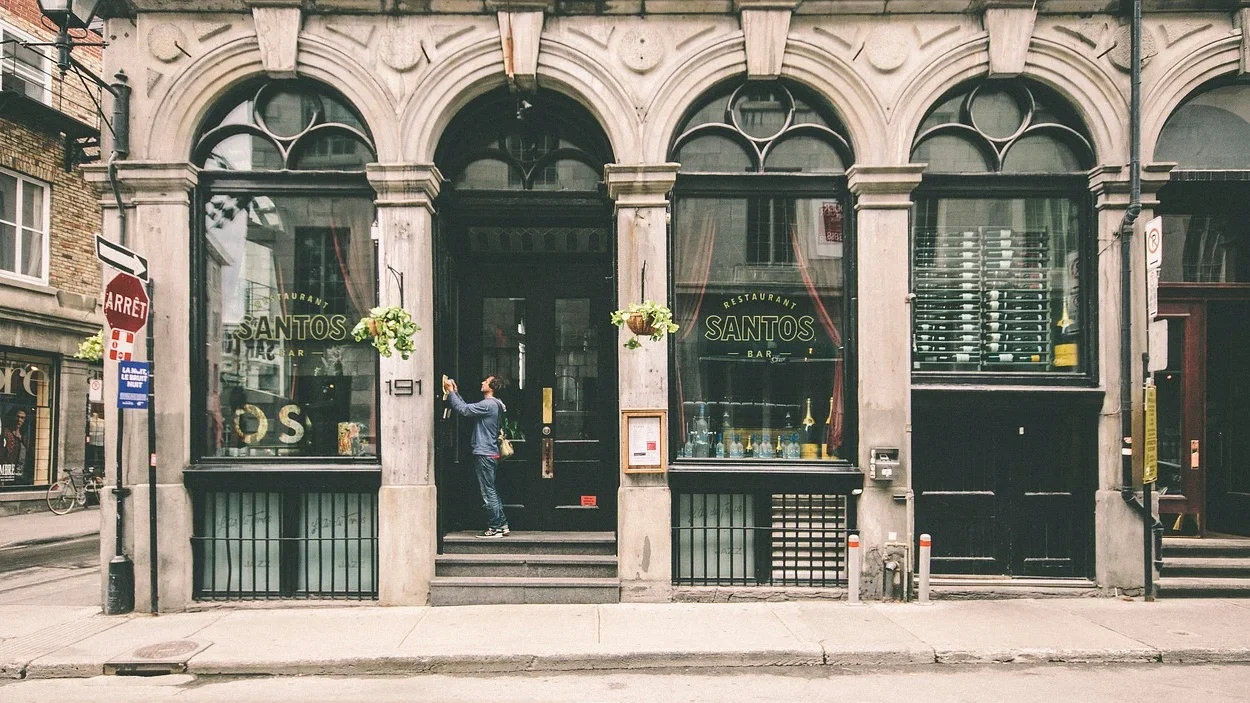Hardware Store Building Facade