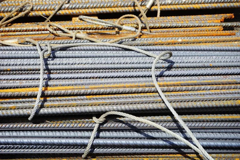 Metal Studs Construction Site
