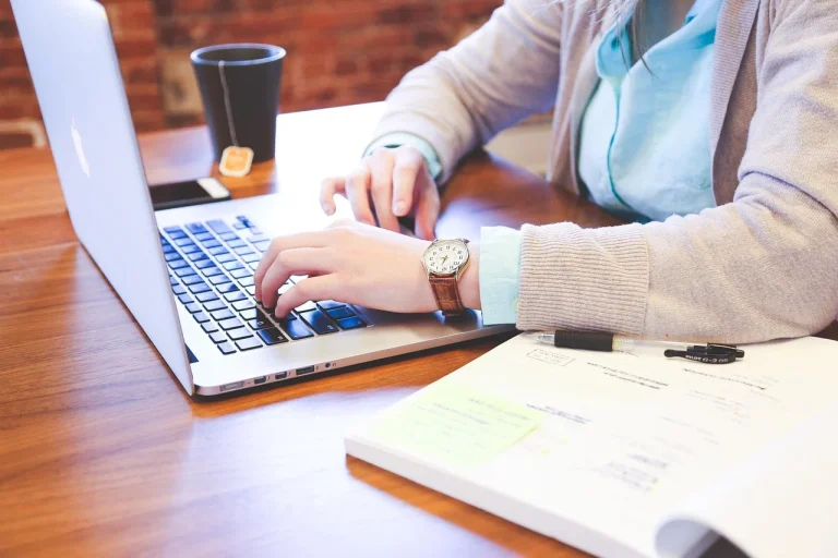 Modern Website Businessman Laptop