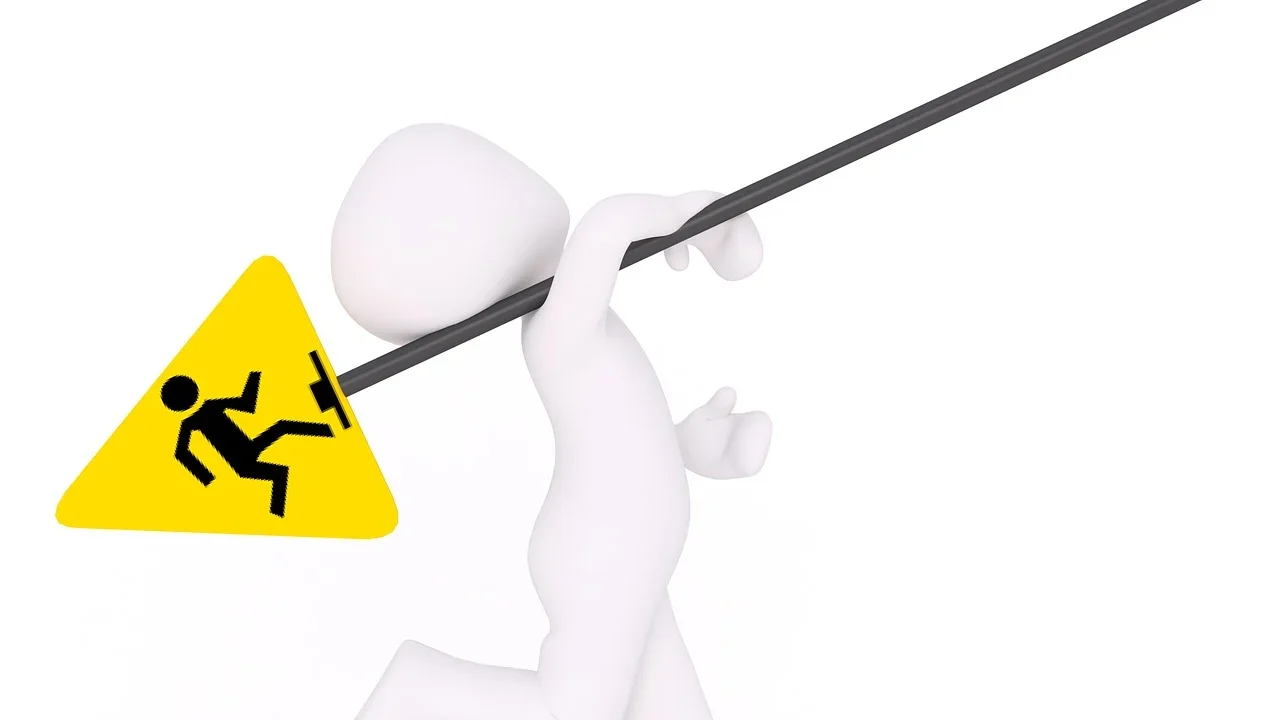 Warning Sign Broken House Angry Client