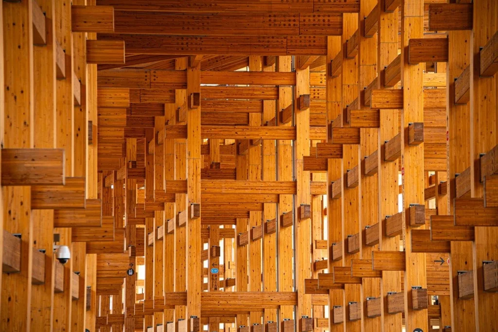 Wood Timber Steel Frame