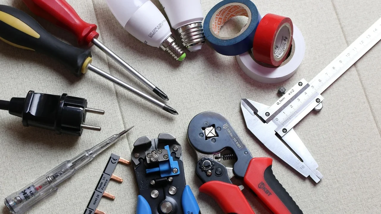 Electrician Working House Wiring