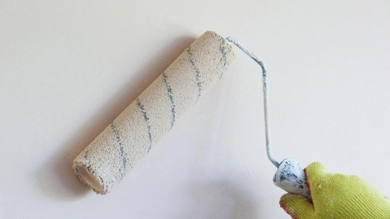 Paint Brush Clean Wall