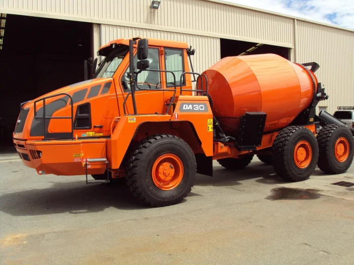 Cement Mixer Concrete Pouring