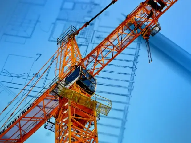 Construction Process Project Timeline Blueprint