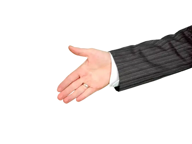 Contractor Meeting Handshake