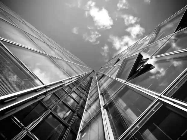 Modern House Facade Architectural Detail Strong Material