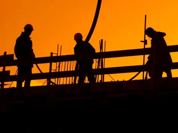 GRC Board Construction Worker